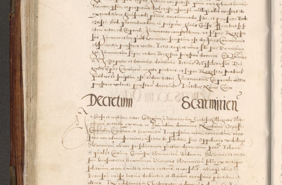 Zdjęcie nr 185 dla obiektu archiwalnego: Acta actorum, constitutionum, obligationum, resignationum, quietationum tempore R. D. Petr Myszkowski, episcopi Cracoviensis, qui post mortem R. D. Francisci Krasiński, episcopi Cracoviensis solius Dei optimi maximi benignitate, Serenissimi Stephani regis Poloniase favore et clementia ex Plocensi ad Cracoviensem auctoritate Ssmi Gregorii XIII successit ab anno 1577 mense Novembri ad annum 1591 mensem Aprilem successive acticatorum.