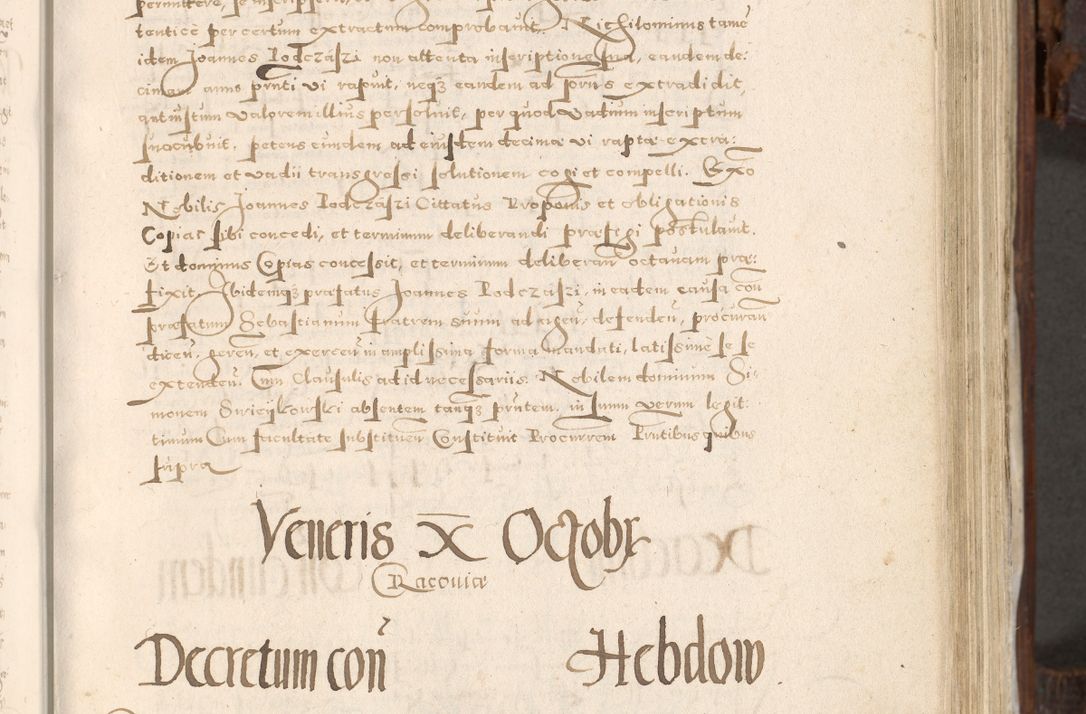 Zdjęcie nr 178 dla obiektu archiwalnego: Acta actorum, constitutionum, obligationum, resignationum, quietationum tempore R. D. Petr Myszkowski, episcopi Cracoviensis, qui post mortem R. D. Francisci Krasiński, episcopi Cracoviensis solius Dei optimi maximi benignitate, Serenissimi Stephani regis Poloniase favore et clementia ex Plocensi ad Cracoviensem auctoritate Ssmi Gregorii XIII successit ab anno 1577 mense Novembri ad annum 1591 mensem Aprilem successive acticatorum.