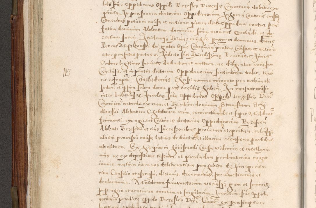 Zdjęcie nr 181 dla obiektu archiwalnego: Acta actorum, constitutionum, obligationum, resignationum, quietationum tempore R. D. Petr Myszkowski, episcopi Cracoviensis, qui post mortem R. D. Francisci Krasiński, episcopi Cracoviensis solius Dei optimi maximi benignitate, Serenissimi Stephani regis Poloniase favore et clementia ex Plocensi ad Cracoviensem auctoritate Ssmi Gregorii XIII successit ab anno 1577 mense Novembri ad annum 1591 mensem Aprilem successive acticatorum.