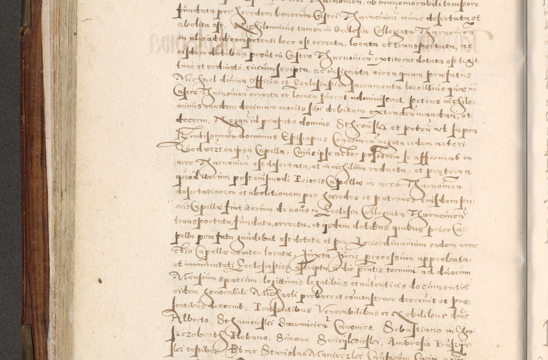 Zdjęcie nr 177 dla obiektu archiwalnego: Acta actorum, constitutionum, obligationum, resignationum, quietationum tempore R. D. Petr Myszkowski, episcopi Cracoviensis, qui post mortem R. D. Francisci Krasiński, episcopi Cracoviensis solius Dei optimi maximi benignitate, Serenissimi Stephani regis Poloniase favore et clementia ex Plocensi ad Cracoviensem auctoritate Ssmi Gregorii XIII successit ab anno 1577 mense Novembri ad annum 1591 mensem Aprilem successive acticatorum.