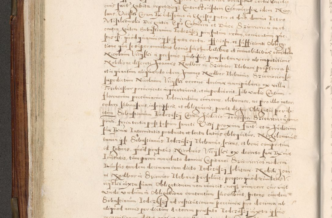 Zdjęcie nr 171 dla obiektu archiwalnego: Acta actorum, constitutionum, obligationum, resignationum, quietationum tempore R. D. Petr Myszkowski, episcopi Cracoviensis, qui post mortem R. D. Francisci Krasiński, episcopi Cracoviensis solius Dei optimi maximi benignitate, Serenissimi Stephani regis Poloniase favore et clementia ex Plocensi ad Cracoviensem auctoritate Ssmi Gregorii XIII successit ab anno 1577 mense Novembri ad annum 1591 mensem Aprilem successive acticatorum.