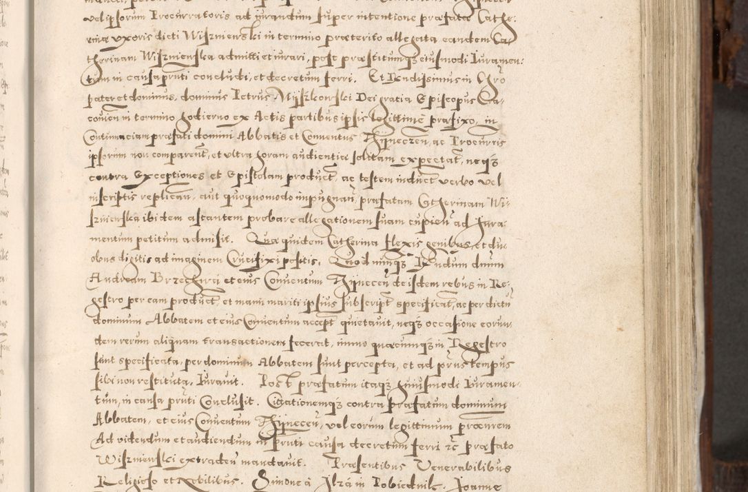 Zdjęcie nr 166 dla obiektu archiwalnego: Acta actorum, constitutionum, obligationum, resignationum, quietationum tempore R. D. Petr Myszkowski, episcopi Cracoviensis, qui post mortem R. D. Francisci Krasiński, episcopi Cracoviensis solius Dei optimi maximi benignitate, Serenissimi Stephani regis Poloniase favore et clementia ex Plocensi ad Cracoviensem auctoritate Ssmi Gregorii XIII successit ab anno 1577 mense Novembri ad annum 1591 mensem Aprilem successive acticatorum.