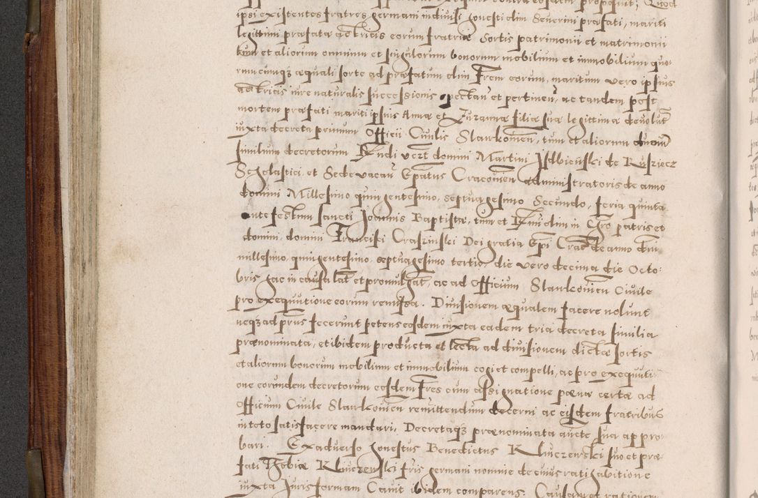 Zdjęcie nr 161 dla obiektu archiwalnego: Acta actorum, constitutionum, obligationum, resignationum, quietationum tempore R. D. Petr Myszkowski, episcopi Cracoviensis, qui post mortem R. D. Francisci Krasiński, episcopi Cracoviensis solius Dei optimi maximi benignitate, Serenissimi Stephani regis Poloniase favore et clementia ex Plocensi ad Cracoviensem auctoritate Ssmi Gregorii XIII successit ab anno 1577 mense Novembri ad annum 1591 mensem Aprilem successive acticatorum.