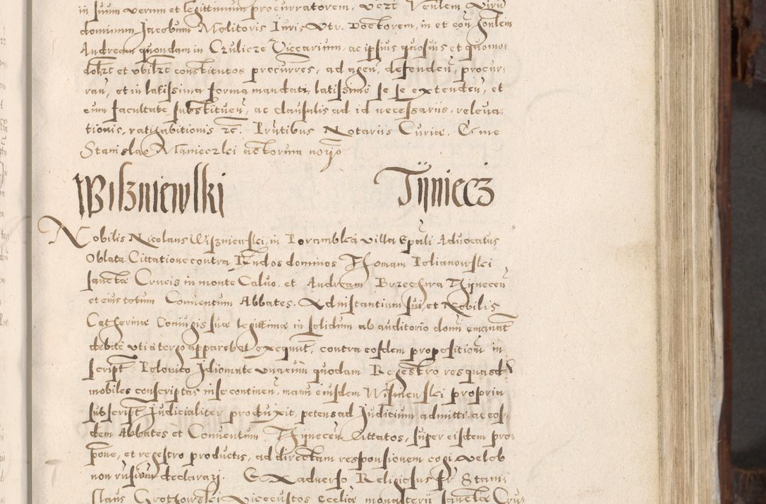 Zdjęcie nr 154 dla obiektu archiwalnego: Acta actorum, constitutionum, obligationum, resignationum, quietationum tempore R. D. Petr Myszkowski, episcopi Cracoviensis, qui post mortem R. D. Francisci Krasiński, episcopi Cracoviensis solius Dei optimi maximi benignitate, Serenissimi Stephani regis Poloniase favore et clementia ex Plocensi ad Cracoviensem auctoritate Ssmi Gregorii XIII successit ab anno 1577 mense Novembri ad annum 1591 mensem Aprilem successive acticatorum.