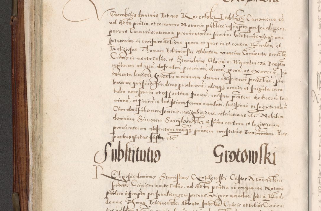 Zdjęcie nr 153 dla obiektu archiwalnego: Acta actorum, constitutionum, obligationum, resignationum, quietationum tempore R. D. Petr Myszkowski, episcopi Cracoviensis, qui post mortem R. D. Francisci Krasiński, episcopi Cracoviensis solius Dei optimi maximi benignitate, Serenissimi Stephani regis Poloniase favore et clementia ex Plocensi ad Cracoviensem auctoritate Ssmi Gregorii XIII successit ab anno 1577 mense Novembri ad annum 1591 mensem Aprilem successive acticatorum.