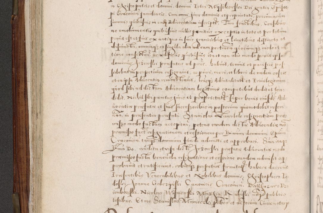 Zdjęcie nr 149 dla obiektu archiwalnego: Acta actorum, constitutionum, obligationum, resignationum, quietationum tempore R. D. Petr Myszkowski, episcopi Cracoviensis, qui post mortem R. D. Francisci Krasiński, episcopi Cracoviensis solius Dei optimi maximi benignitate, Serenissimi Stephani regis Poloniase favore et clementia ex Plocensi ad Cracoviensem auctoritate Ssmi Gregorii XIII successit ab anno 1577 mense Novembri ad annum 1591 mensem Aprilem successive acticatorum.