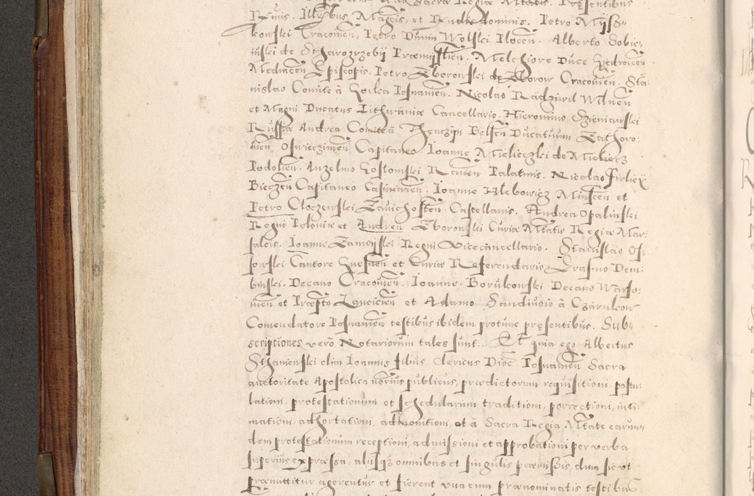 Zdjęcie nr 125 dla obiektu archiwalnego: Acta actorum, constitutionum, obligationum, resignationum, quietationum tempore R. D. Petr Myszkowski, episcopi Cracoviensis, qui post mortem R. D. Francisci Krasiński, episcopi Cracoviensis solius Dei optimi maximi benignitate, Serenissimi Stephani regis Poloniase favore et clementia ex Plocensi ad Cracoviensem auctoritate Ssmi Gregorii XIII successit ab anno 1577 mense Novembri ad annum 1591 mensem Aprilem successive acticatorum.