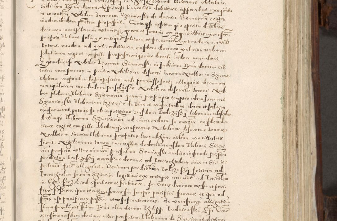 Zdjęcie nr 110 dla obiektu archiwalnego: Acta actorum, constitutionum, obligationum, resignationum, quietationum tempore R. D. Petr Myszkowski, episcopi Cracoviensis, qui post mortem R. D. Francisci Krasiński, episcopi Cracoviensis solius Dei optimi maximi benignitate, Serenissimi Stephani regis Poloniase favore et clementia ex Plocensi ad Cracoviensem auctoritate Ssmi Gregorii XIII successit ab anno 1577 mense Novembri ad annum 1591 mensem Aprilem successive acticatorum.