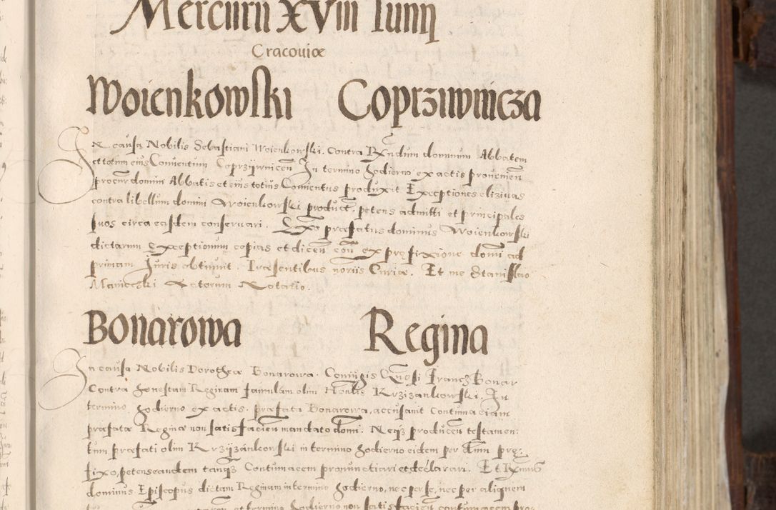 Zdjęcie nr 104 dla obiektu archiwalnego: Acta actorum, constitutionum, obligationum, resignationum, quietationum tempore R. D. Petr Myszkowski, episcopi Cracoviensis, qui post mortem R. D. Francisci Krasiński, episcopi Cracoviensis solius Dei optimi maximi benignitate, Serenissimi Stephani regis Poloniase favore et clementia ex Plocensi ad Cracoviensem auctoritate Ssmi Gregorii XIII successit ab anno 1577 mense Novembri ad annum 1591 mensem Aprilem successive acticatorum.