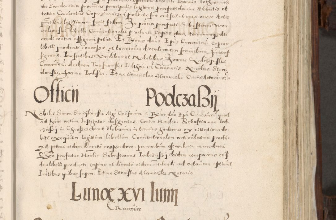 Zdjęcie nr 98 dla obiektu archiwalnego: Acta actorum, constitutionum, obligationum, resignationum, quietationum tempore R. D. Petr Myszkowski, episcopi Cracoviensis, qui post mortem R. D. Francisci Krasiński, episcopi Cracoviensis solius Dei optimi maximi benignitate, Serenissimi Stephani regis Poloniase favore et clementia ex Plocensi ad Cracoviensem auctoritate Ssmi Gregorii XIII successit ab anno 1577 mense Novembri ad annum 1591 mensem Aprilem successive acticatorum.