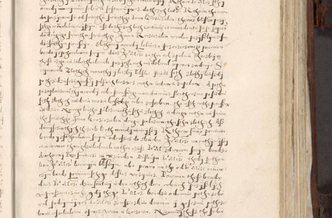Zdjęcie nr 100 dla obiektu archiwalnego: Acta actorum, constitutionum, obligationum, resignationum, quietationum tempore R. D. Petr Myszkowski, episcopi Cracoviensis, qui post mortem R. D. Francisci Krasiński, episcopi Cracoviensis solius Dei optimi maximi benignitate, Serenissimi Stephani regis Poloniase favore et clementia ex Plocensi ad Cracoviensem auctoritate Ssmi Gregorii XIII successit ab anno 1577 mense Novembri ad annum 1591 mensem Aprilem successive acticatorum.