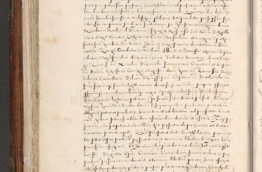 Zdjęcie nr 97 dla obiektu archiwalnego: Acta actorum, constitutionum, obligationum, resignationum, quietationum tempore R. D. Petr Myszkowski, episcopi Cracoviensis, qui post mortem R. D. Francisci Krasiński, episcopi Cracoviensis solius Dei optimi maximi benignitate, Serenissimi Stephani regis Poloniase favore et clementia ex Plocensi ad Cracoviensem auctoritate Ssmi Gregorii XIII successit ab anno 1577 mense Novembri ad annum 1591 mensem Aprilem successive acticatorum.