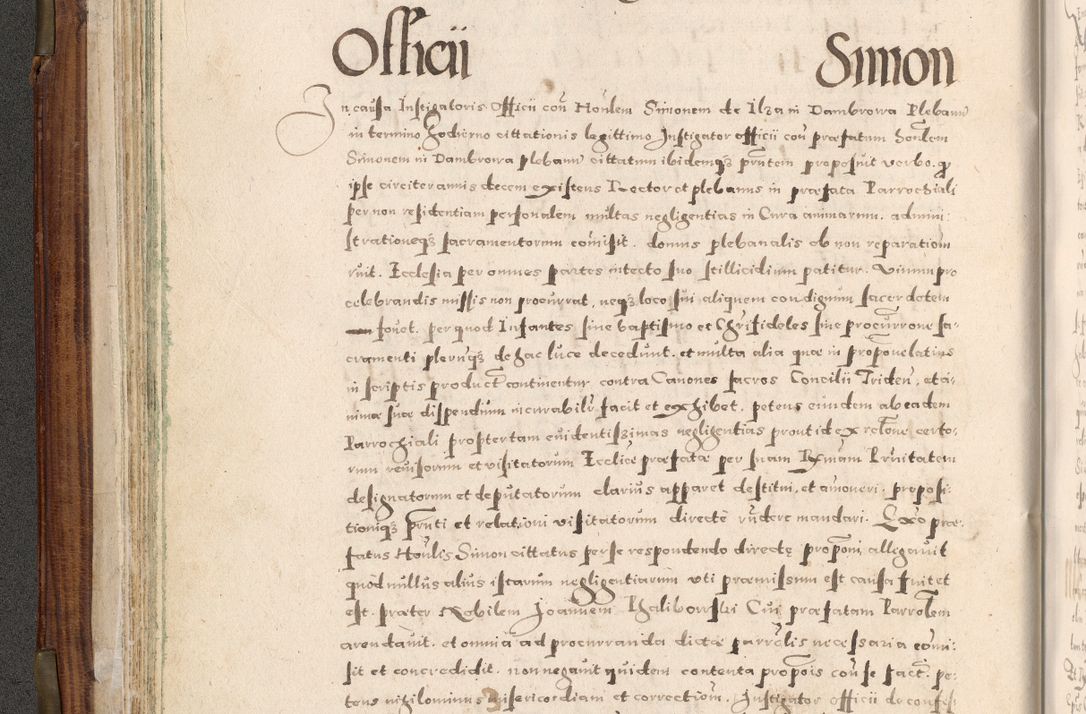 Zdjęcie nr 93 dla obiektu archiwalnego: Acta actorum, constitutionum, obligationum, resignationum, quietationum tempore R. D. Petr Myszkowski, episcopi Cracoviensis, qui post mortem R. D. Francisci Krasiński, episcopi Cracoviensis solius Dei optimi maximi benignitate, Serenissimi Stephani regis Poloniase favore et clementia ex Plocensi ad Cracoviensem auctoritate Ssmi Gregorii XIII successit ab anno 1577 mense Novembri ad annum 1591 mensem Aprilem successive acticatorum.