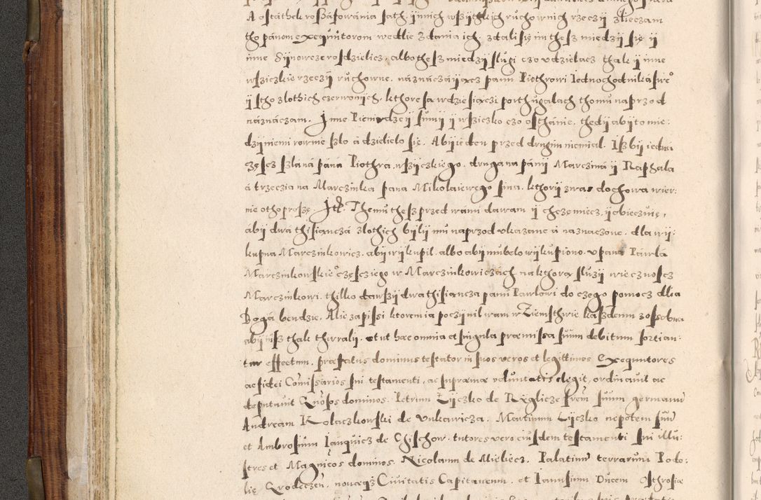 Zdjęcie nr 91 dla obiektu archiwalnego: Acta actorum, constitutionum, obligationum, resignationum, quietationum tempore R. D. Petr Myszkowski, episcopi Cracoviensis, qui post mortem R. D. Francisci Krasiński, episcopi Cracoviensis solius Dei optimi maximi benignitate, Serenissimi Stephani regis Poloniase favore et clementia ex Plocensi ad Cracoviensem auctoritate Ssmi Gregorii XIII successit ab anno 1577 mense Novembri ad annum 1591 mensem Aprilem successive acticatorum.