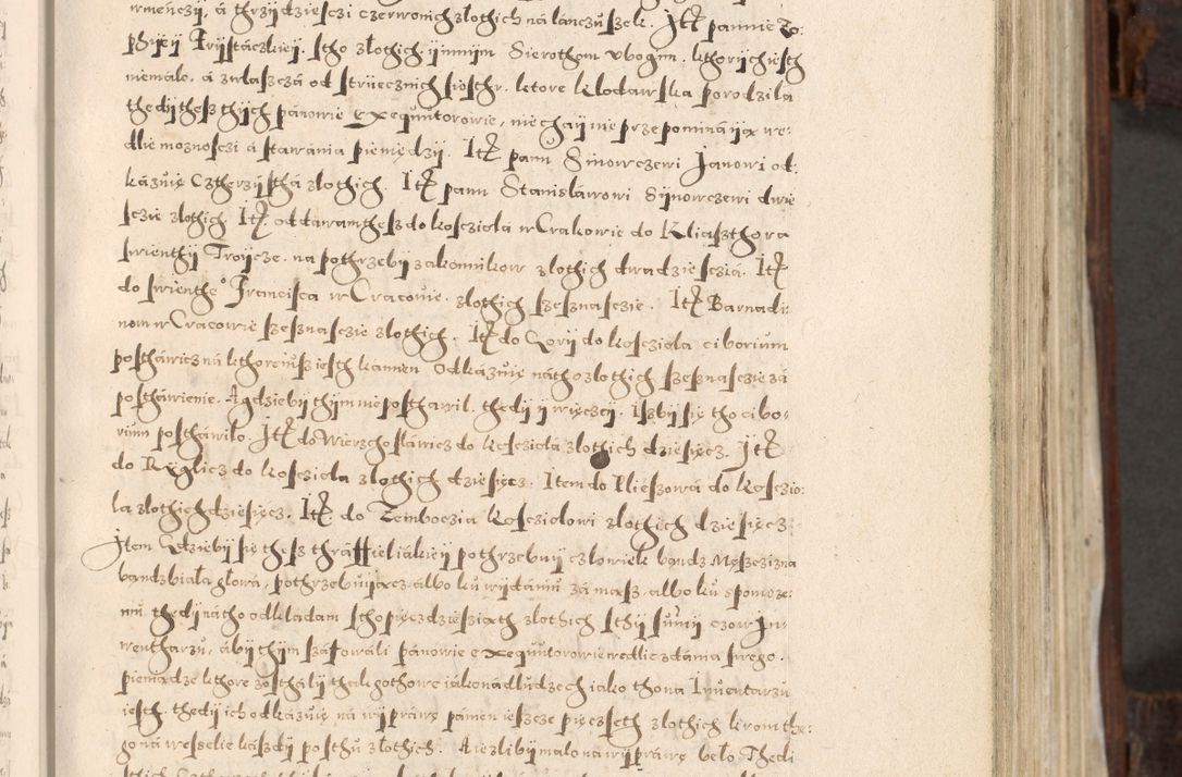 Zdjęcie nr 90 dla obiektu archiwalnego: Acta actorum, constitutionum, obligationum, resignationum, quietationum tempore R. D. Petr Myszkowski, episcopi Cracoviensis, qui post mortem R. D. Francisci Krasiński, episcopi Cracoviensis solius Dei optimi maximi benignitate, Serenissimi Stephani regis Poloniase favore et clementia ex Plocensi ad Cracoviensem auctoritate Ssmi Gregorii XIII successit ab anno 1577 mense Novembri ad annum 1591 mensem Aprilem successive acticatorum.