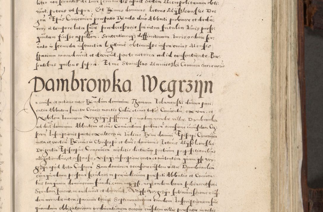 Zdjęcie nr 76 dla obiektu archiwalnego: Acta actorum, constitutionum, obligationum, resignationum, quietationum tempore R. D. Petr Myszkowski, episcopi Cracoviensis, qui post mortem R. D. Francisci Krasiński, episcopi Cracoviensis solius Dei optimi maximi benignitate, Serenissimi Stephani regis Poloniase favore et clementia ex Plocensi ad Cracoviensem auctoritate Ssmi Gregorii XIII successit ab anno 1577 mense Novembri ad annum 1591 mensem Aprilem successive acticatorum.