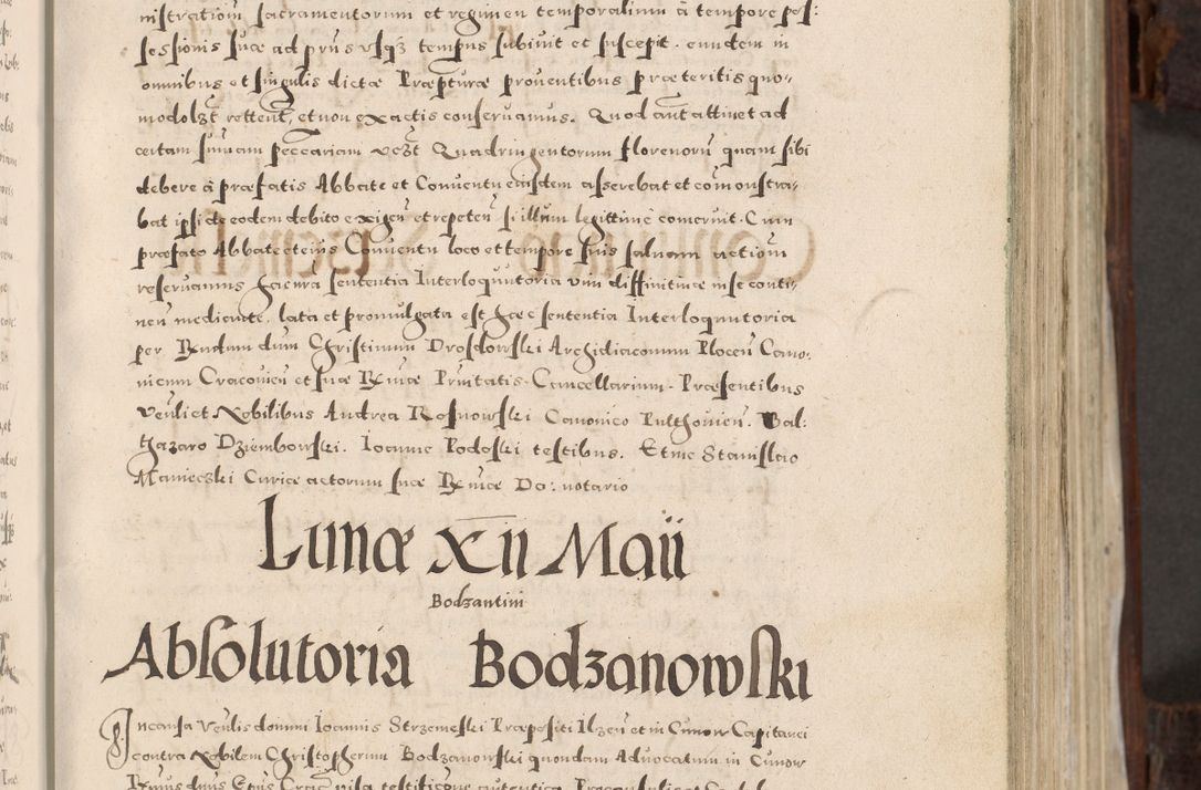 Zdjęcie nr 78 dla obiektu archiwalnego: Acta actorum, constitutionum, obligationum, resignationum, quietationum tempore R. D. Petr Myszkowski, episcopi Cracoviensis, qui post mortem R. D. Francisci Krasiński, episcopi Cracoviensis solius Dei optimi maximi benignitate, Serenissimi Stephani regis Poloniase favore et clementia ex Plocensi ad Cracoviensem auctoritate Ssmi Gregorii XIII successit ab anno 1577 mense Novembri ad annum 1591 mensem Aprilem successive acticatorum.