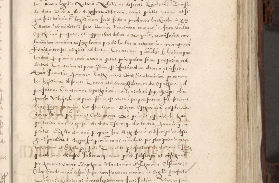 Zdjęcie nr 68 dla obiektu archiwalnego: Acta actorum, constitutionum, obligationum, resignationum, quietationum tempore R. D. Petr Myszkowski, episcopi Cracoviensis, qui post mortem R. D. Francisci Krasiński, episcopi Cracoviensis solius Dei optimi maximi benignitate, Serenissimi Stephani regis Poloniase favore et clementia ex Plocensi ad Cracoviensem auctoritate Ssmi Gregorii XIII successit ab anno 1577 mense Novembri ad annum 1591 mensem Aprilem successive acticatorum.