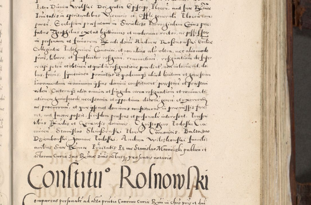 Zdjęcie nr 64 dla obiektu archiwalnego: Acta actorum, constitutionum, obligationum, resignationum, quietationum tempore R. D. Petr Myszkowski, episcopi Cracoviensis, qui post mortem R. D. Francisci Krasiński, episcopi Cracoviensis solius Dei optimi maximi benignitate, Serenissimi Stephani regis Poloniase favore et clementia ex Plocensi ad Cracoviensem auctoritate Ssmi Gregorii XIII successit ab anno 1577 mense Novembri ad annum 1591 mensem Aprilem successive acticatorum.