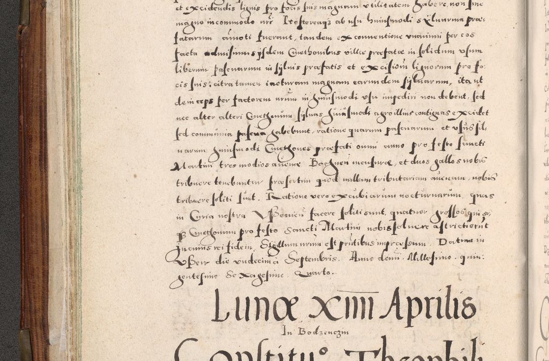 Zdjęcie nr 63 dla obiektu archiwalnego: Acta actorum, constitutionum, obligationum, resignationum, quietationum tempore R. D. Petr Myszkowski, episcopi Cracoviensis, qui post mortem R. D. Francisci Krasiński, episcopi Cracoviensis solius Dei optimi maximi benignitate, Serenissimi Stephani regis Poloniase favore et clementia ex Plocensi ad Cracoviensem auctoritate Ssmi Gregorii XIII successit ab anno 1577 mense Novembri ad annum 1591 mensem Aprilem successive acticatorum.