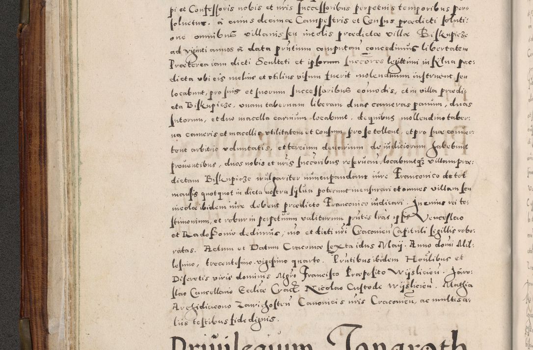 Zdjęcie nr 61 dla obiektu archiwalnego: Acta actorum, constitutionum, obligationum, resignationum, quietationum tempore R. D. Petr Myszkowski, episcopi Cracoviensis, qui post mortem R. D. Francisci Krasiński, episcopi Cracoviensis solius Dei optimi maximi benignitate, Serenissimi Stephani regis Poloniase favore et clementia ex Plocensi ad Cracoviensem auctoritate Ssmi Gregorii XIII successit ab anno 1577 mense Novembri ad annum 1591 mensem Aprilem successive acticatorum.