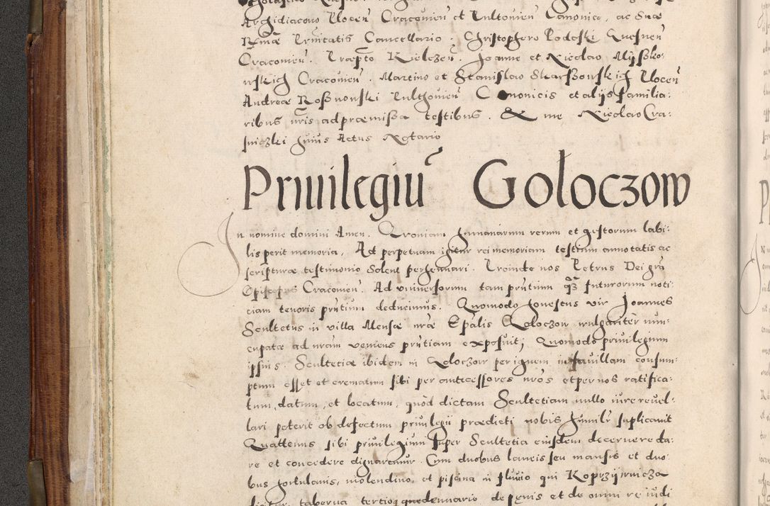 Zdjęcie nr 59 dla obiektu archiwalnego: Acta actorum, constitutionum, obligationum, resignationum, quietationum tempore R. D. Petr Myszkowski, episcopi Cracoviensis, qui post mortem R. D. Francisci Krasiński, episcopi Cracoviensis solius Dei optimi maximi benignitate, Serenissimi Stephani regis Poloniase favore et clementia ex Plocensi ad Cracoviensem auctoritate Ssmi Gregorii XIII successit ab anno 1577 mense Novembri ad annum 1591 mensem Aprilem successive acticatorum.