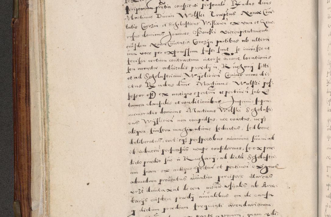 Zdjęcie nr 53 dla obiektu archiwalnego: Acta actorum, constitutionum, obligationum, resignationum, quietationum tempore R. D. Petr Myszkowski, episcopi Cracoviensis, qui post mortem R. D. Francisci Krasiński, episcopi Cracoviensis solius Dei optimi maximi benignitate, Serenissimi Stephani regis Poloniase favore et clementia ex Plocensi ad Cracoviensem auctoritate Ssmi Gregorii XIII successit ab anno 1577 mense Novembri ad annum 1591 mensem Aprilem successive acticatorum.