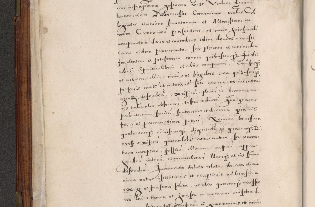 Zdjęcie nr 39 dla obiektu archiwalnego: Acta actorum, constitutionum, obligationum, resignationum, quietationum tempore R. D. Petr Myszkowski, episcopi Cracoviensis, qui post mortem R. D. Francisci Krasiński, episcopi Cracoviensis solius Dei optimi maximi benignitate, Serenissimi Stephani regis Poloniase favore et clementia ex Plocensi ad Cracoviensem auctoritate Ssmi Gregorii XIII successit ab anno 1577 mense Novembri ad annum 1591 mensem Aprilem successive acticatorum.