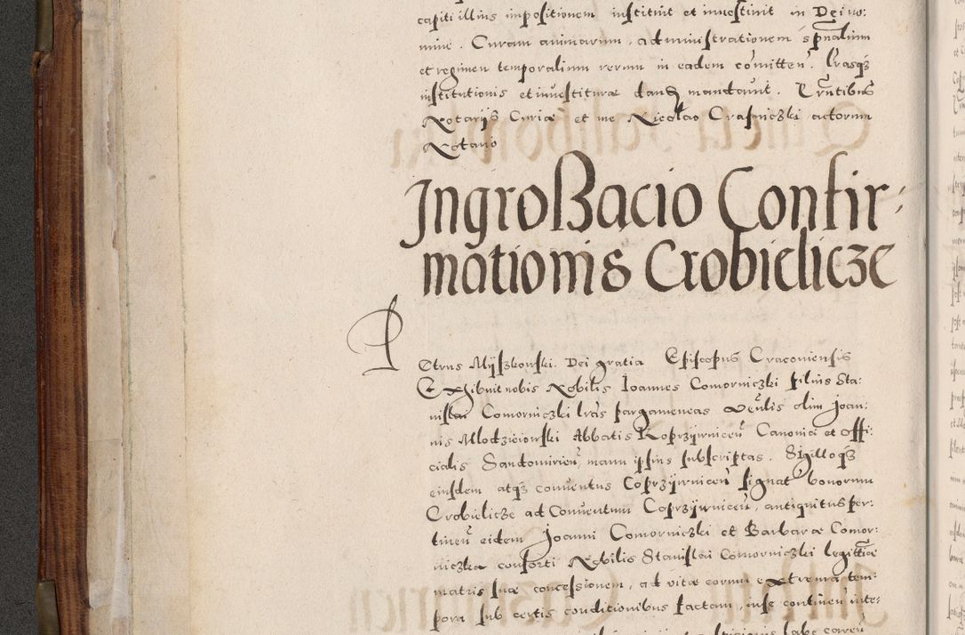 Zdjęcie nr 33 dla obiektu archiwalnego: Acta actorum, constitutionum, obligationum, resignationum, quietationum tempore R. D. Petr Myszkowski, episcopi Cracoviensis, qui post mortem R. D. Francisci Krasiński, episcopi Cracoviensis solius Dei optimi maximi benignitate, Serenissimi Stephani regis Poloniase favore et clementia ex Plocensi ad Cracoviensem auctoritate Ssmi Gregorii XIII successit ab anno 1577 mense Novembri ad annum 1591 mensem Aprilem successive acticatorum.