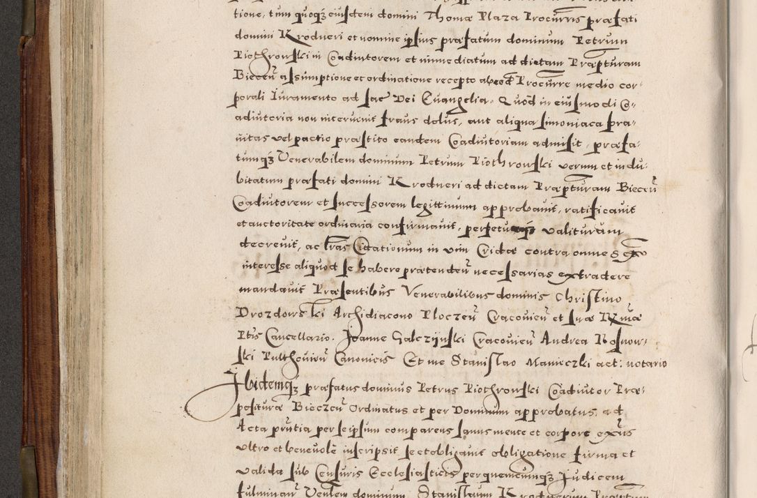 Zdjęcie nr 211 dla obiektu archiwalnego: Acta actorum, constitutionum, obligationum, resignationum, quietationum tempore R. D. Petr Myszkowski, episcopi Cracoviensis, qui post mortem R. D. Francisci Krasiński, episcopi Cracoviensis solius Dei optimi maximi benignitate, Serenissimi Stephani regis Poloniase favore et clementia ex Plocensi ad Cracoviensem auctoritate Ssmi Gregorii XIII successit ab anno 1577 mense Novembri ad annum 1591 mensem Aprilem successive acticatorum.