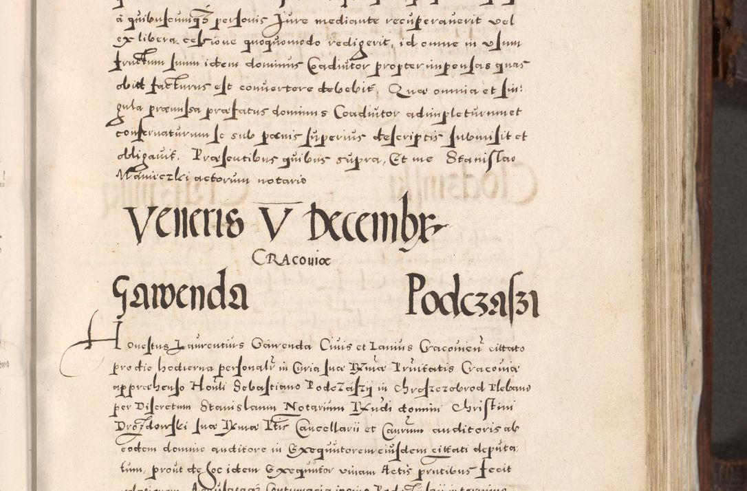 Zdjęcie nr 212 dla obiektu archiwalnego: Acta actorum, constitutionum, obligationum, resignationum, quietationum tempore R. D. Petr Myszkowski, episcopi Cracoviensis, qui post mortem R. D. Francisci Krasiński, episcopi Cracoviensis solius Dei optimi maximi benignitate, Serenissimi Stephani regis Poloniase favore et clementia ex Plocensi ad Cracoviensem auctoritate Ssmi Gregorii XIII successit ab anno 1577 mense Novembri ad annum 1591 mensem Aprilem successive acticatorum.