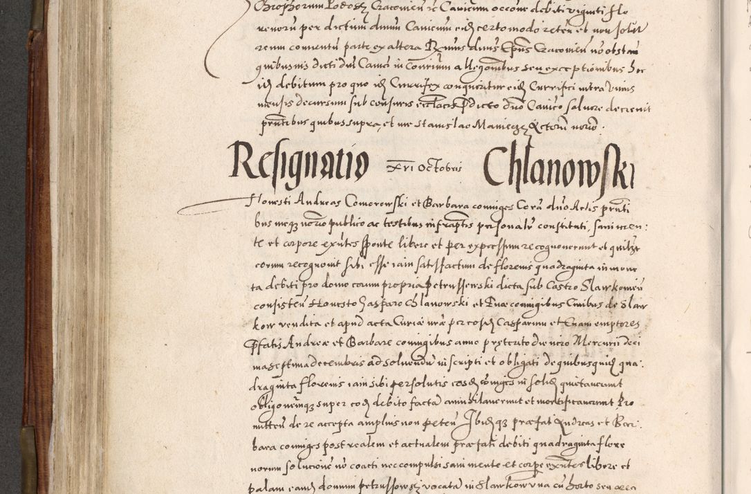 Zdjęcie nr 381 dla obiektu archiwalnego: Acta actorum, constitutionum, obligationum, resignationum, quietationum tempore R. D. Petr Myszkowski, episcopi Cracoviensis, qui post mortem R. D. Francisci Krasiński, episcopi Cracoviensis solius Dei optimi maximi benignitate, Serenissimi Stephani regis Poloniase favore et clementia ex Plocensi ad Cracoviensem auctoritate Ssmi Gregorii XIII successit ab anno 1577 mense Novembri ad annum 1591 mensem Aprilem successive acticatorum.