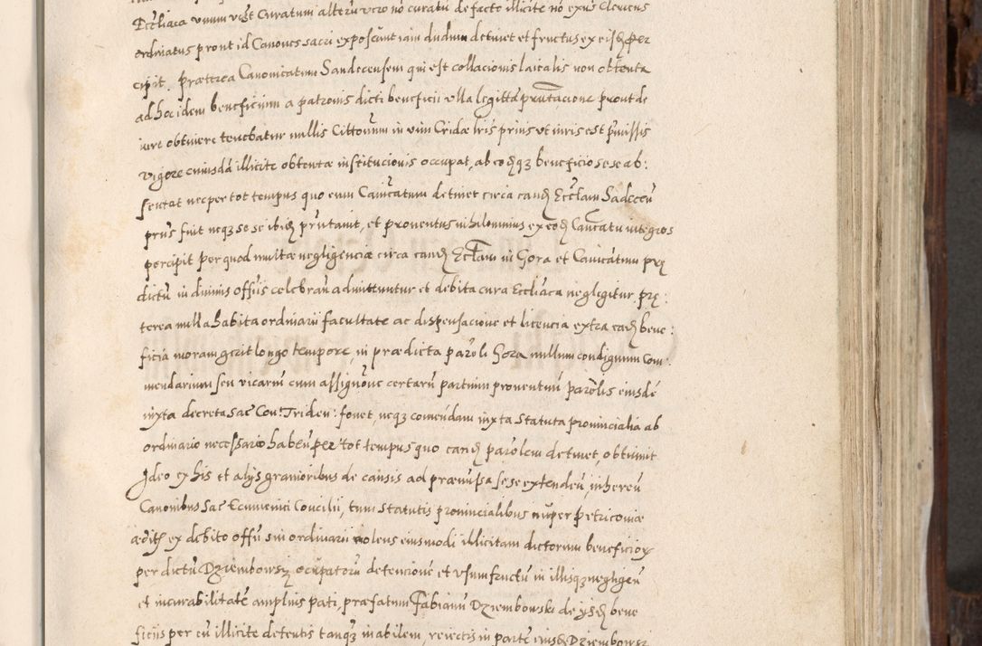 Zdjęcie nr 378 dla obiektu archiwalnego: Acta actorum, constitutionum, obligationum, resignationum, quietationum tempore R. D. Petr Myszkowski, episcopi Cracoviensis, qui post mortem R. D. Francisci Krasiński, episcopi Cracoviensis solius Dei optimi maximi benignitate, Serenissimi Stephani regis Poloniase favore et clementia ex Plocensi ad Cracoviensem auctoritate Ssmi Gregorii XIII successit ab anno 1577 mense Novembri ad annum 1591 mensem Aprilem successive acticatorum.
