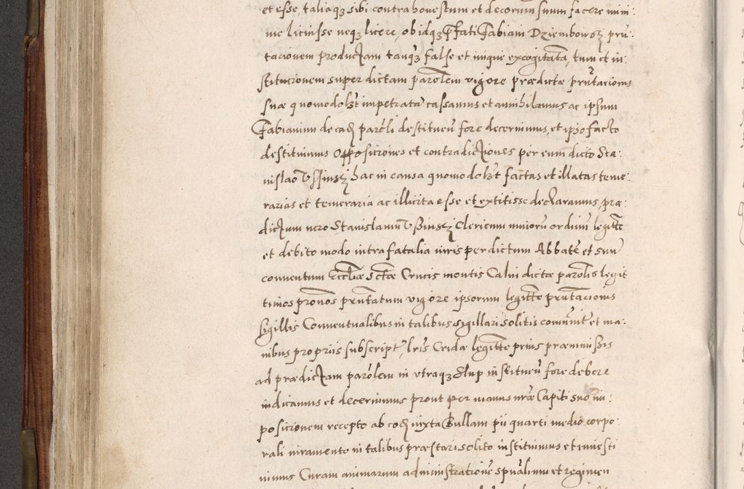 Zdjęcie nr 355 dla obiektu archiwalnego: Acta actorum, constitutionum, obligationum, resignationum, quietationum tempore R. D. Petr Myszkowski, episcopi Cracoviensis, qui post mortem R. D. Francisci Krasiński, episcopi Cracoviensis solius Dei optimi maximi benignitate, Serenissimi Stephani regis Poloniase favore et clementia ex Plocensi ad Cracoviensem auctoritate Ssmi Gregorii XIII successit ab anno 1577 mense Novembri ad annum 1591 mensem Aprilem successive acticatorum.