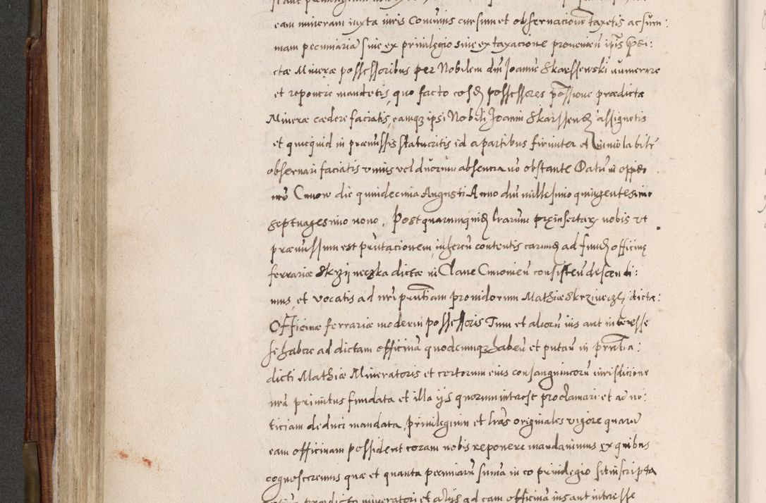 Zdjęcie nr 351 dla obiektu archiwalnego: Acta actorum, constitutionum, obligationum, resignationum, quietationum tempore R. D. Petr Myszkowski, episcopi Cracoviensis, qui post mortem R. D. Francisci Krasiński, episcopi Cracoviensis solius Dei optimi maximi benignitate, Serenissimi Stephani regis Poloniase favore et clementia ex Plocensi ad Cracoviensem auctoritate Ssmi Gregorii XIII successit ab anno 1577 mense Novembri ad annum 1591 mensem Aprilem successive acticatorum.