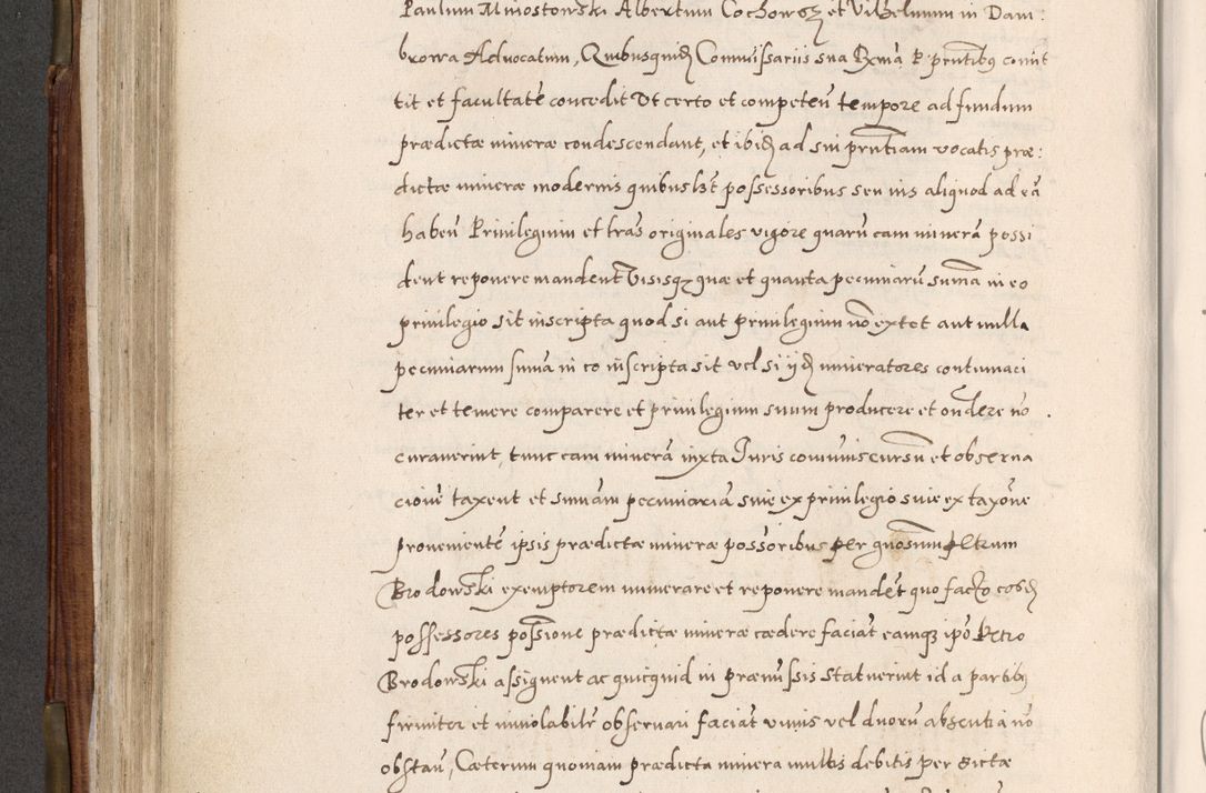 Zdjęcie nr 343 dla obiektu archiwalnego: Acta actorum, constitutionum, obligationum, resignationum, quietationum tempore R. D. Petr Myszkowski, episcopi Cracoviensis, qui post mortem R. D. Francisci Krasiński, episcopi Cracoviensis solius Dei optimi maximi benignitate, Serenissimi Stephani regis Poloniase favore et clementia ex Plocensi ad Cracoviensem auctoritate Ssmi Gregorii XIII successit ab anno 1577 mense Novembri ad annum 1591 mensem Aprilem successive acticatorum.