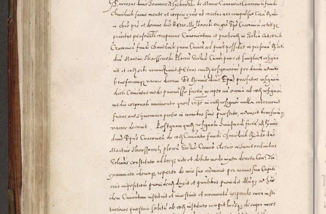 Zdjęcie nr 337 dla obiektu archiwalnego: Acta actorum, constitutionum, obligationum, resignationum, quietationum tempore R. D. Petr Myszkowski, episcopi Cracoviensis, qui post mortem R. D. Francisci Krasiński, episcopi Cracoviensis solius Dei optimi maximi benignitate, Serenissimi Stephani regis Poloniase favore et clementia ex Plocensi ad Cracoviensem auctoritate Ssmi Gregorii XIII successit ab anno 1577 mense Novembri ad annum 1591 mensem Aprilem successive acticatorum.