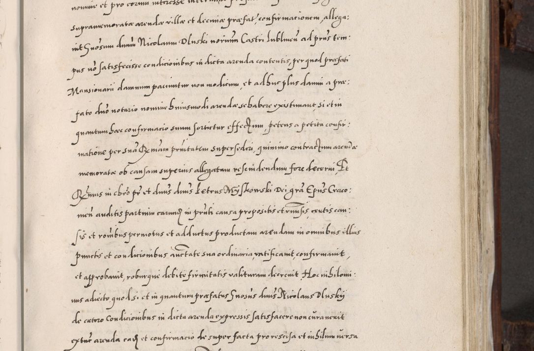 Zdjęcie nr 328 dla obiektu archiwalnego: Acta actorum, constitutionum, obligationum, resignationum, quietationum tempore R. D. Petr Myszkowski, episcopi Cracoviensis, qui post mortem R. D. Francisci Krasiński, episcopi Cracoviensis solius Dei optimi maximi benignitate, Serenissimi Stephani regis Poloniase favore et clementia ex Plocensi ad Cracoviensem auctoritate Ssmi Gregorii XIII successit ab anno 1577 mense Novembri ad annum 1591 mensem Aprilem successive acticatorum.