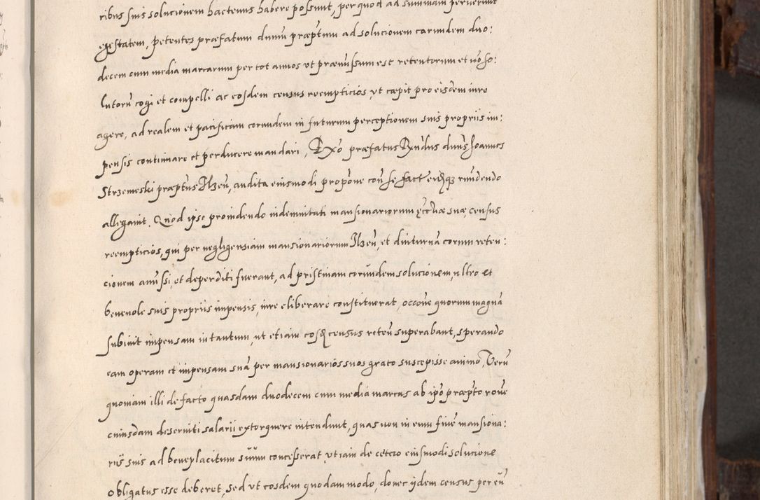 Zdjęcie nr 322 dla obiektu archiwalnego: Acta actorum, constitutionum, obligationum, resignationum, quietationum tempore R. D. Petr Myszkowski, episcopi Cracoviensis, qui post mortem R. D. Francisci Krasiński, episcopi Cracoviensis solius Dei optimi maximi benignitate, Serenissimi Stephani regis Poloniase favore et clementia ex Plocensi ad Cracoviensem auctoritate Ssmi Gregorii XIII successit ab anno 1577 mense Novembri ad annum 1591 mensem Aprilem successive acticatorum.