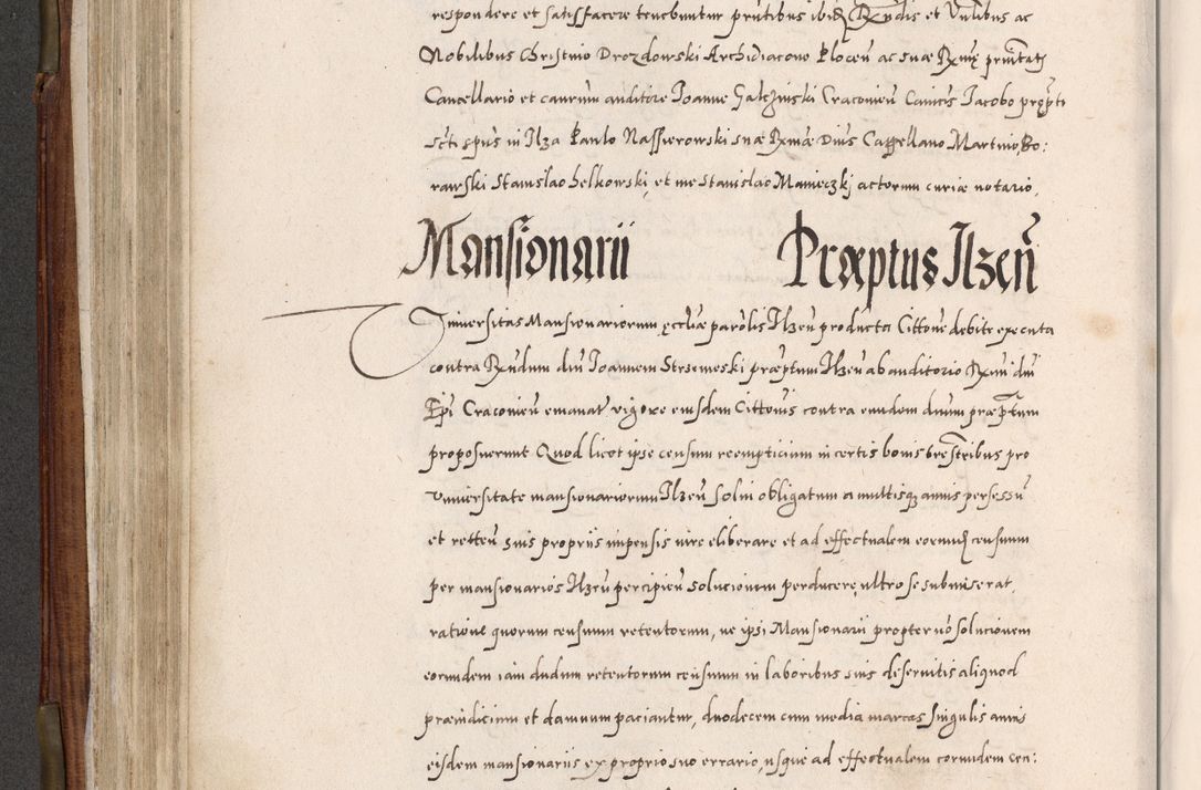 Zdjęcie nr 321 dla obiektu archiwalnego: Acta actorum, constitutionum, obligationum, resignationum, quietationum tempore R. D. Petr Myszkowski, episcopi Cracoviensis, qui post mortem R. D. Francisci Krasiński, episcopi Cracoviensis solius Dei optimi maximi benignitate, Serenissimi Stephani regis Poloniase favore et clementia ex Plocensi ad Cracoviensem auctoritate Ssmi Gregorii XIII successit ab anno 1577 mense Novembri ad annum 1591 mensem Aprilem successive acticatorum.
