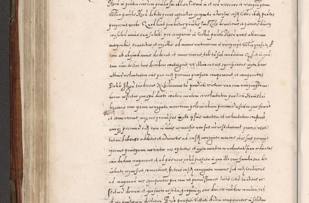 Zdjęcie nr 319 dla obiektu archiwalnego: Acta actorum, constitutionum, obligationum, resignationum, quietationum tempore R. D. Petr Myszkowski, episcopi Cracoviensis, qui post mortem R. D. Francisci Krasiński, episcopi Cracoviensis solius Dei optimi maximi benignitate, Serenissimi Stephani regis Poloniase favore et clementia ex Plocensi ad Cracoviensem auctoritate Ssmi Gregorii XIII successit ab anno 1577 mense Novembri ad annum 1591 mensem Aprilem successive acticatorum.