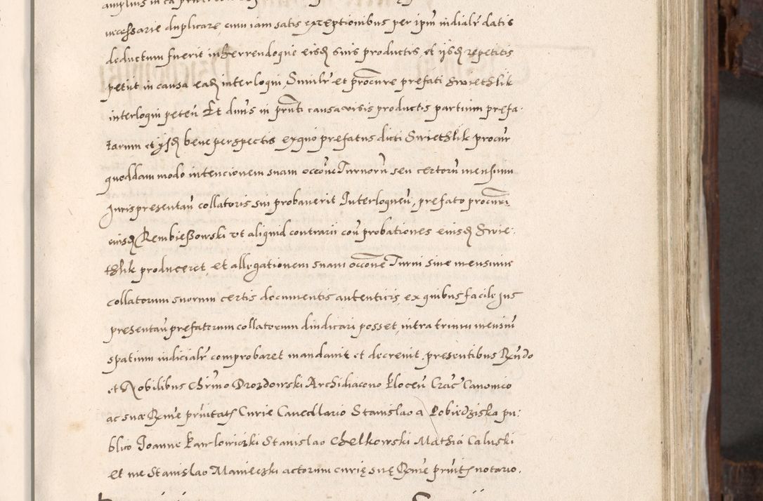 Zdjęcie nr 314 dla obiektu archiwalnego: Acta actorum, constitutionum, obligationum, resignationum, quietationum tempore R. D. Petr Myszkowski, episcopi Cracoviensis, qui post mortem R. D. Francisci Krasiński, episcopi Cracoviensis solius Dei optimi maximi benignitate, Serenissimi Stephani regis Poloniase favore et clementia ex Plocensi ad Cracoviensem auctoritate Ssmi Gregorii XIII successit ab anno 1577 mense Novembri ad annum 1591 mensem Aprilem successive acticatorum.