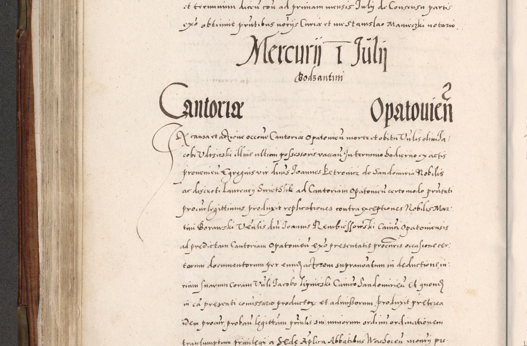 Zdjęcie nr 313 dla obiektu archiwalnego: Acta actorum, constitutionum, obligationum, resignationum, quietationum tempore R. D. Petr Myszkowski, episcopi Cracoviensis, qui post mortem R. D. Francisci Krasiński, episcopi Cracoviensis solius Dei optimi maximi benignitate, Serenissimi Stephani regis Poloniase favore et clementia ex Plocensi ad Cracoviensem auctoritate Ssmi Gregorii XIII successit ab anno 1577 mense Novembri ad annum 1591 mensem Aprilem successive acticatorum.