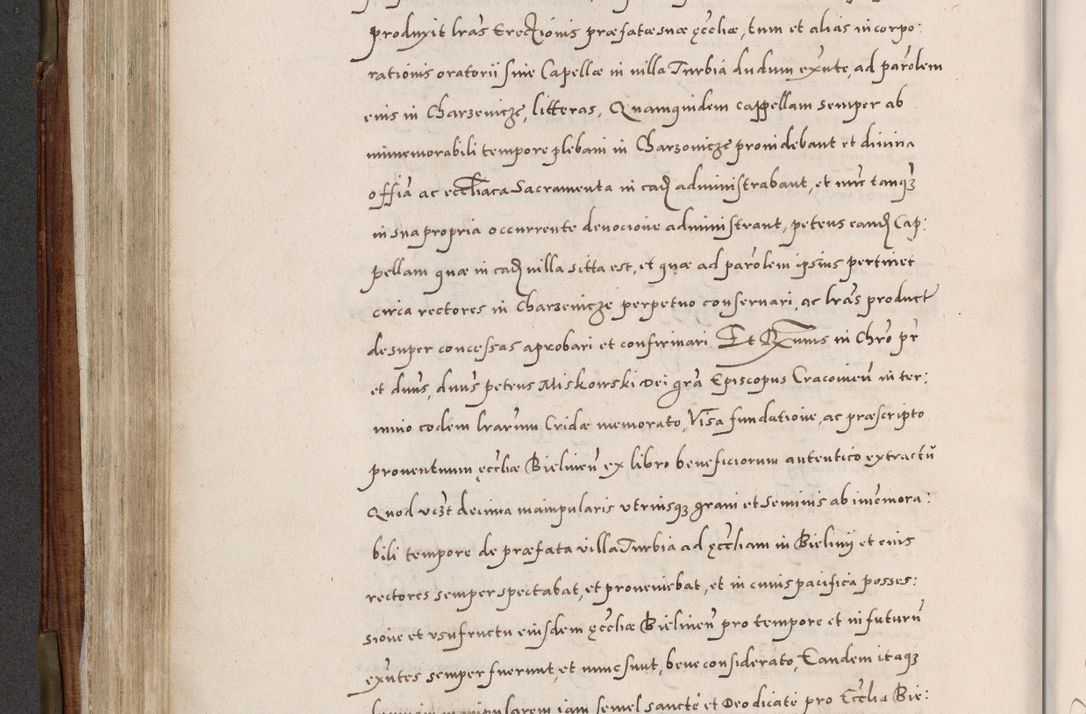 Zdjęcie nr 309 dla obiektu archiwalnego: Acta actorum, constitutionum, obligationum, resignationum, quietationum tempore R. D. Petr Myszkowski, episcopi Cracoviensis, qui post mortem R. D. Francisci Krasiński, episcopi Cracoviensis solius Dei optimi maximi benignitate, Serenissimi Stephani regis Poloniase favore et clementia ex Plocensi ad Cracoviensem auctoritate Ssmi Gregorii XIII successit ab anno 1577 mense Novembri ad annum 1591 mensem Aprilem successive acticatorum.