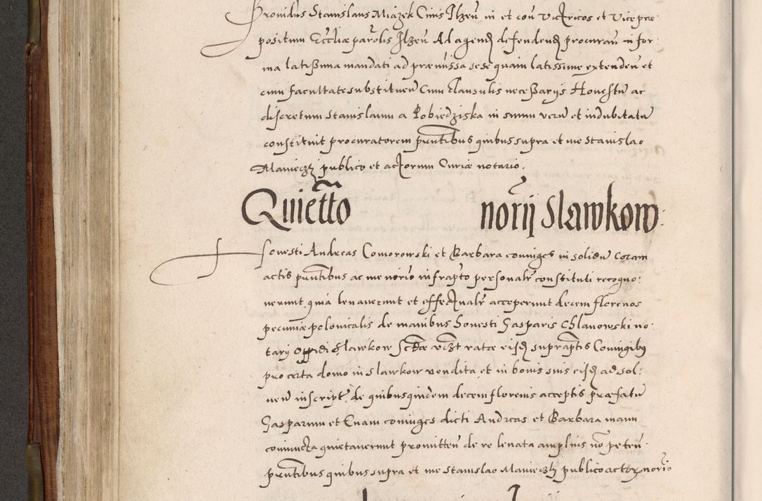 Zdjęcie nr 307 dla obiektu archiwalnego: Acta actorum, constitutionum, obligationum, resignationum, quietationum tempore R. D. Petr Myszkowski, episcopi Cracoviensis, qui post mortem R. D. Francisci Krasiński, episcopi Cracoviensis solius Dei optimi maximi benignitate, Serenissimi Stephani regis Poloniase favore et clementia ex Plocensi ad Cracoviensem auctoritate Ssmi Gregorii XIII successit ab anno 1577 mense Novembri ad annum 1591 mensem Aprilem successive acticatorum.