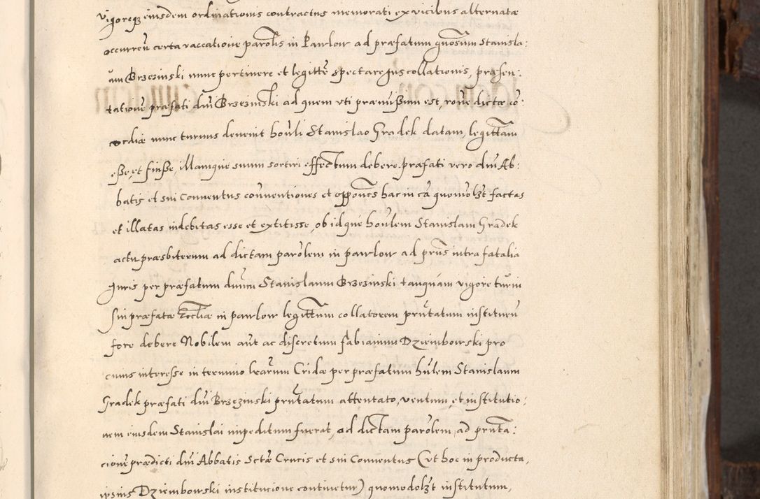 Zdjęcie nr 304 dla obiektu archiwalnego: Acta actorum, constitutionum, obligationum, resignationum, quietationum tempore R. D. Petr Myszkowski, episcopi Cracoviensis, qui post mortem R. D. Francisci Krasiński, episcopi Cracoviensis solius Dei optimi maximi benignitate, Serenissimi Stephani regis Poloniase favore et clementia ex Plocensi ad Cracoviensem auctoritate Ssmi Gregorii XIII successit ab anno 1577 mense Novembri ad annum 1591 mensem Aprilem successive acticatorum.