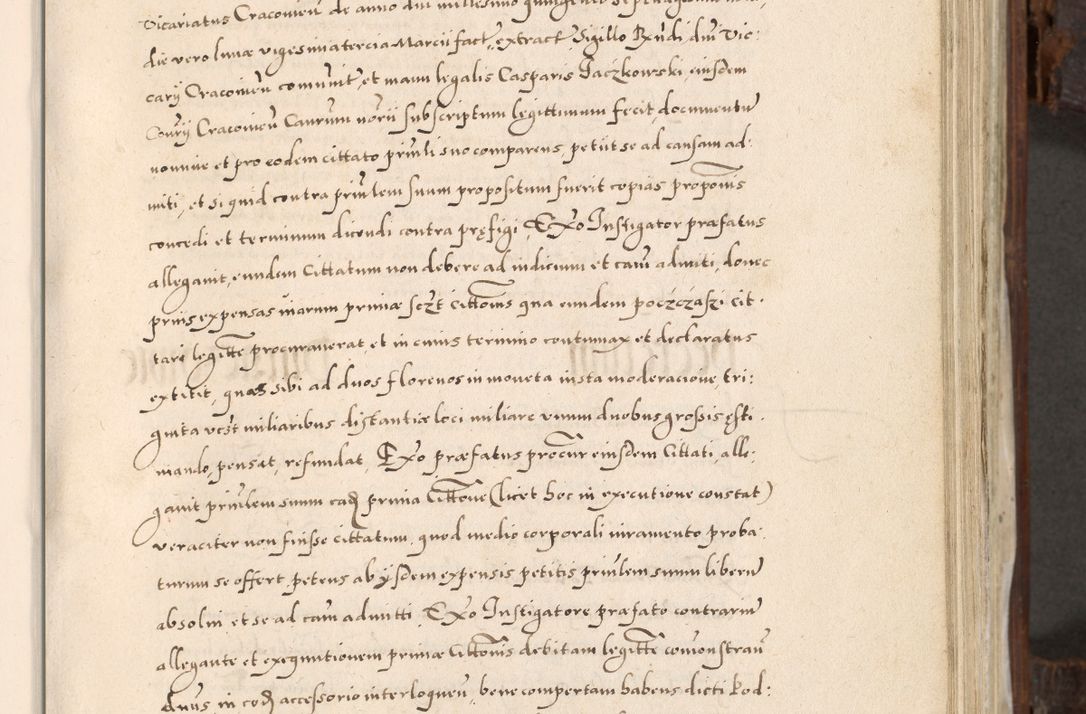 Zdjęcie nr 294 dla obiektu archiwalnego: Acta actorum, constitutionum, obligationum, resignationum, quietationum tempore R. D. Petr Myszkowski, episcopi Cracoviensis, qui post mortem R. D. Francisci Krasiński, episcopi Cracoviensis solius Dei optimi maximi benignitate, Serenissimi Stephani regis Poloniase favore et clementia ex Plocensi ad Cracoviensem auctoritate Ssmi Gregorii XIII successit ab anno 1577 mense Novembri ad annum 1591 mensem Aprilem successive acticatorum.
