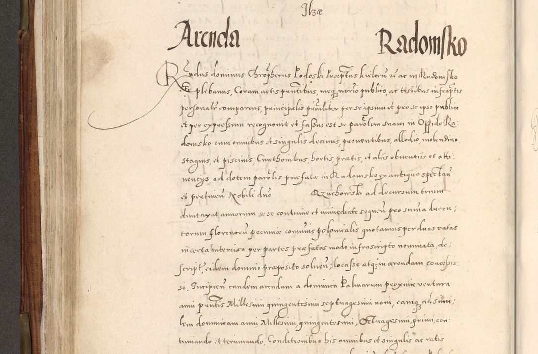 Zdjęcie nr 291 dla obiektu archiwalnego: Acta actorum, constitutionum, obligationum, resignationum, quietationum tempore R. D. Petr Myszkowski, episcopi Cracoviensis, qui post mortem R. D. Francisci Krasiński, episcopi Cracoviensis solius Dei optimi maximi benignitate, Serenissimi Stephani regis Poloniase favore et clementia ex Plocensi ad Cracoviensem auctoritate Ssmi Gregorii XIII successit ab anno 1577 mense Novembri ad annum 1591 mensem Aprilem successive acticatorum.
