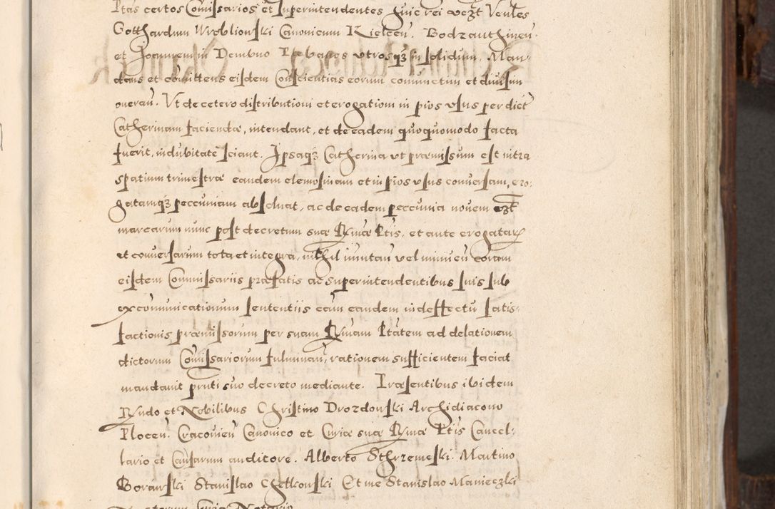 Zdjęcie nr 282 dla obiektu archiwalnego: Acta actorum, constitutionum, obligationum, resignationum, quietationum tempore R. D. Petr Myszkowski, episcopi Cracoviensis, qui post mortem R. D. Francisci Krasiński, episcopi Cracoviensis solius Dei optimi maximi benignitate, Serenissimi Stephani regis Poloniase favore et clementia ex Plocensi ad Cracoviensem auctoritate Ssmi Gregorii XIII successit ab anno 1577 mense Novembri ad annum 1591 mensem Aprilem successive acticatorum.