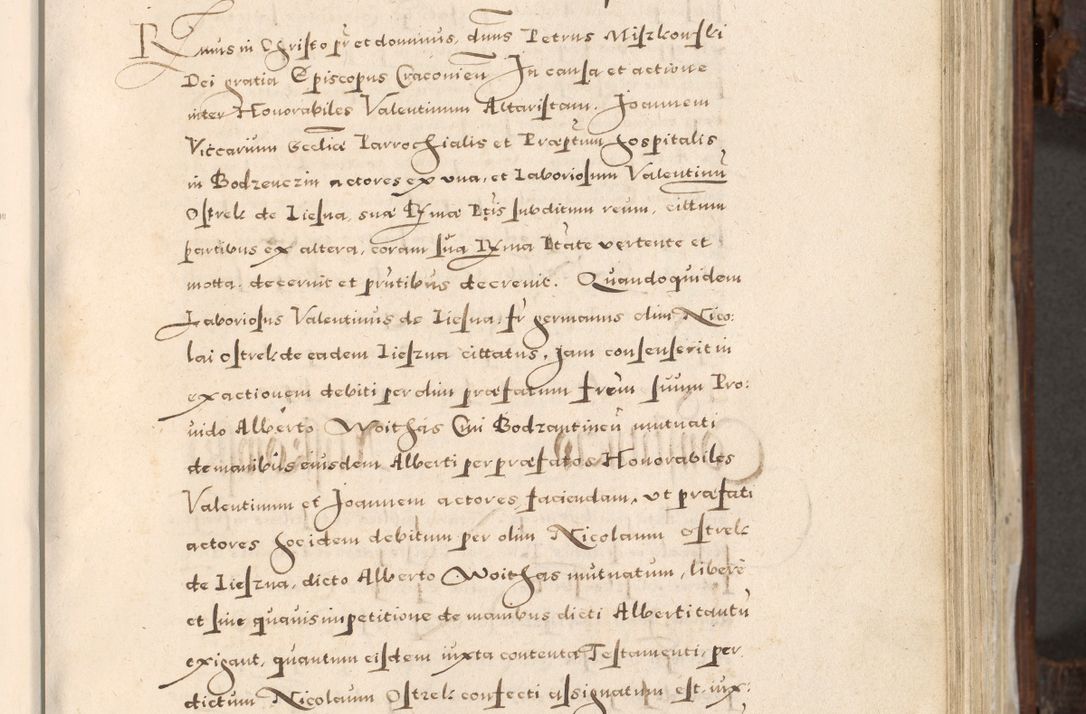 Zdjęcie nr 278 dla obiektu archiwalnego: Acta actorum, constitutionum, obligationum, resignationum, quietationum tempore R. D. Petr Myszkowski, episcopi Cracoviensis, qui post mortem R. D. Francisci Krasiński, episcopi Cracoviensis solius Dei optimi maximi benignitate, Serenissimi Stephani regis Poloniase favore et clementia ex Plocensi ad Cracoviensem auctoritate Ssmi Gregorii XIII successit ab anno 1577 mense Novembri ad annum 1591 mensem Aprilem successive acticatorum.
